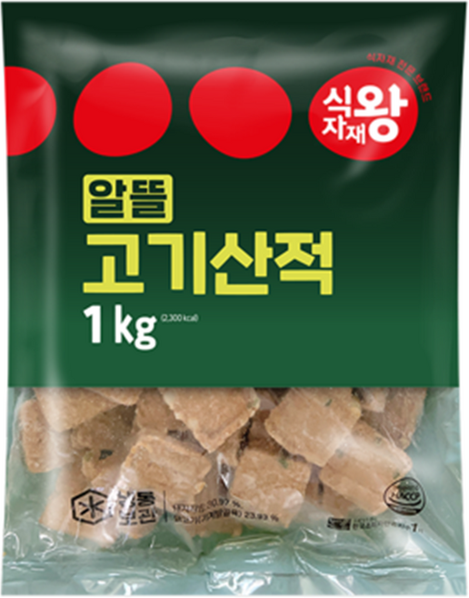 식자재왕 알뜰 고기산적, 6개, 1kg