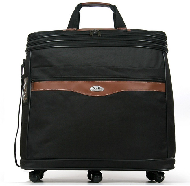 더스틴 상단확장형 3단 이민가방 실속형 D-10 블랙