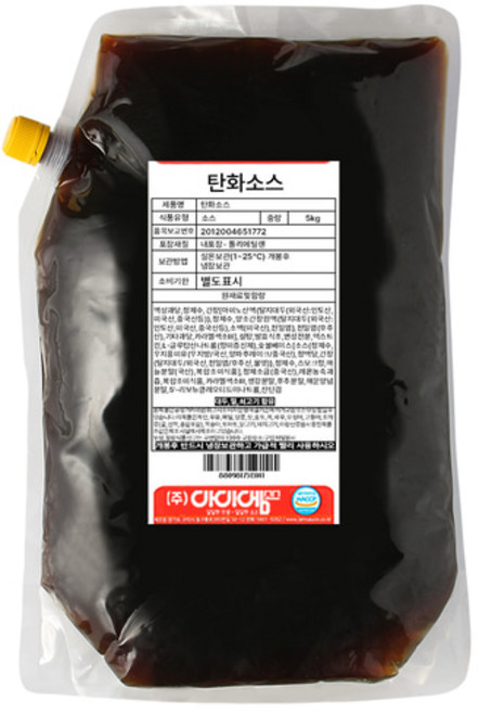 아이엠소스 탄화소스 업소용 대용량 박스상품, 5kg, 4개