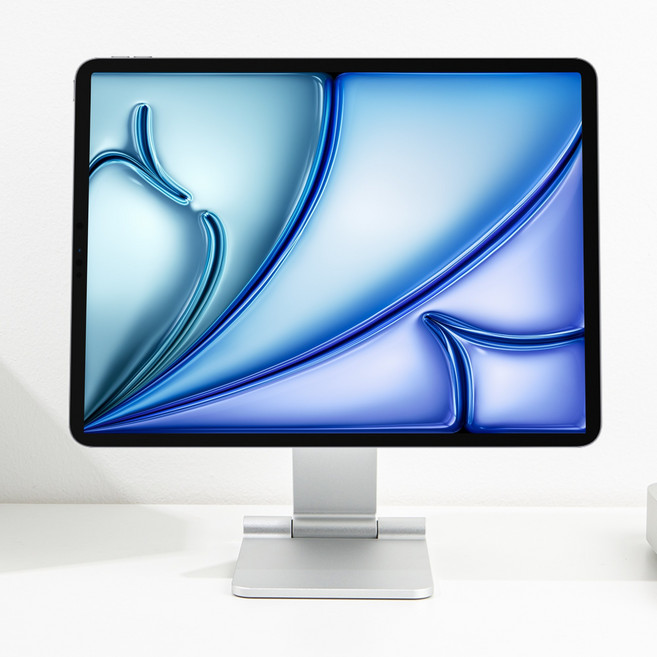 니케 Magsnap Air 아이패드 마그네틱 거치대 자석 스탠드, 실버, 아이패드에어 6/7세대 (M2/M3) 13인치, 1개