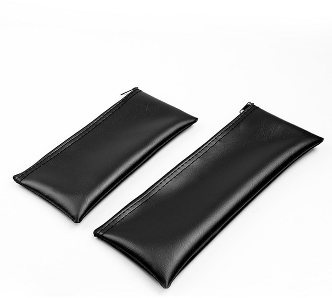 麥克風收納袋 仿皮 黑色 無線麥克風 防塵, 1個, 大(29X10.5CM), 大(29X10.5CM)