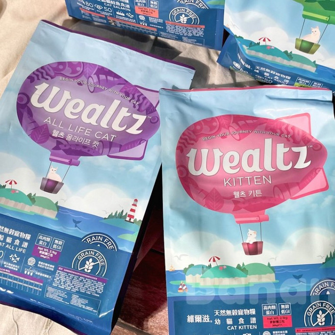 Wealtz 維爾滋 無穀貓飼料, 1個, 幼貓, 1.33kg, 雞