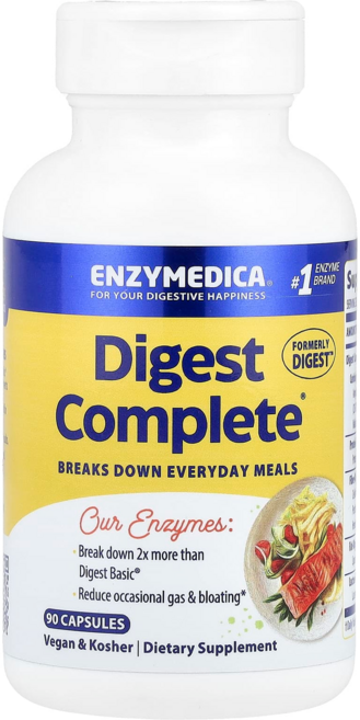 Enzymedica 다이제스트 Non-GMO 캡슐, 1개, 90정