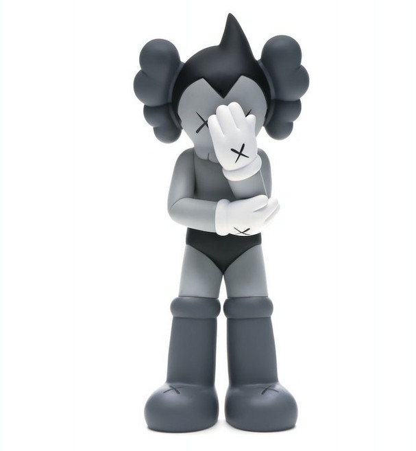카우스 피규어 아트토이 팝아트 작품 KAWS Figure 홀리데이 컴패니언 아스트로보이 아톰, 그레이, 1개