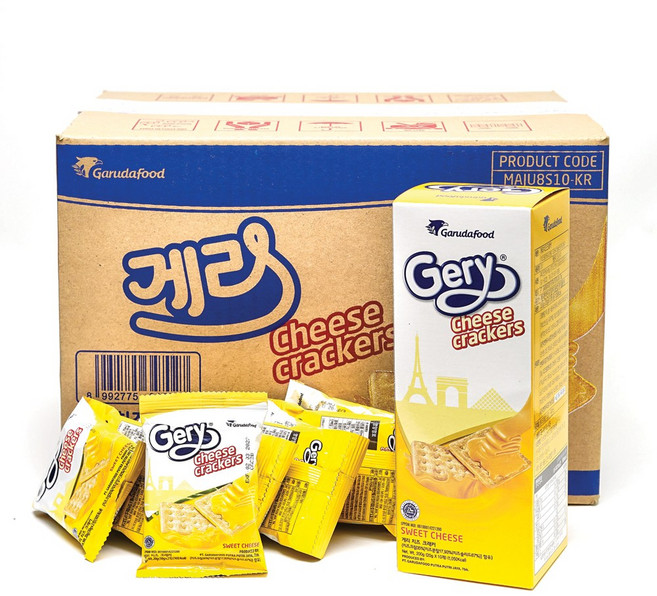 게리 치즈 크래커 180g (18g X 10개입) 개별포장 박스 12 Box, 12개