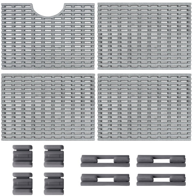 [쏠레변기대형] 변기1+사각3+헤드브릿지4+사이드브릿지4개, 쏠레변기대형(그레이)