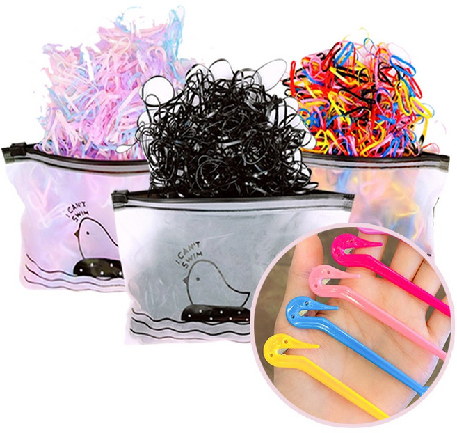 오너프 자극없이 짱짱한 머리끈 대용량 머리고무줄