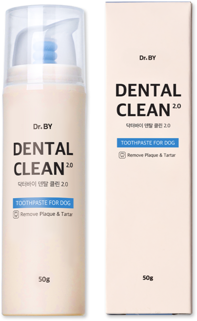 닥터바이 덴탈클린 강아지 치약 입냄새 구취 치석 제거 바르는 치약, 50g, 1세트