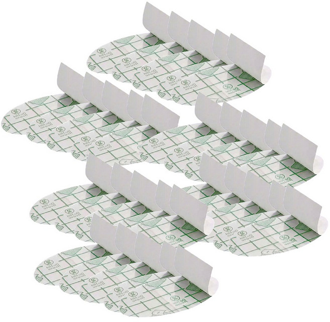 귀 방수패치 물기방지 스티커 환자 어르신 노인 샴푸 샤워 캐어 패드, 30개, 투명 중