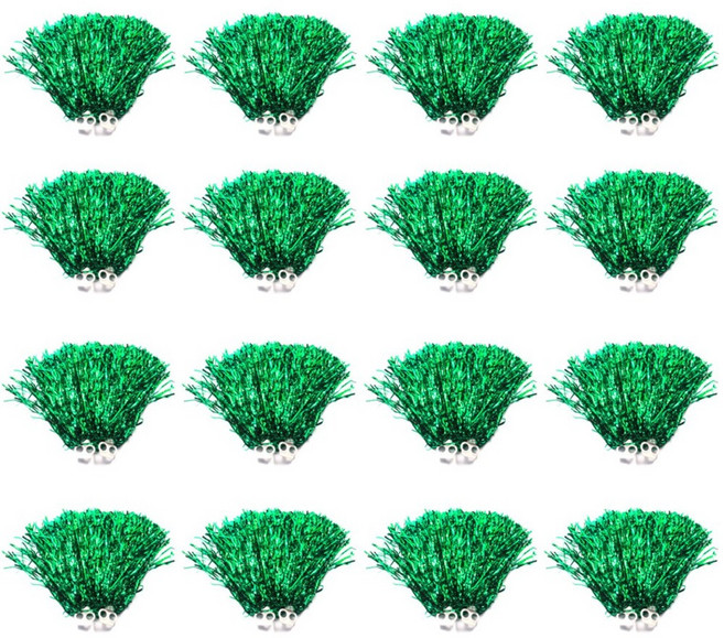 스투피드 응원용 수술 고리형 2개 한쌍 16SET, 1세트, 5_그린/ 고리형