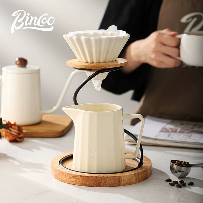 Bincoo 手沖咖啡分享壺套裝 陶瓷濾杯分享壺組合, 1個