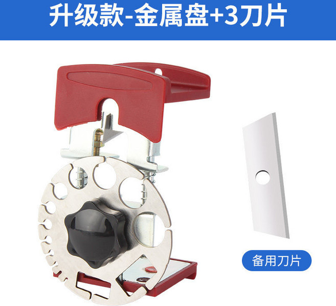 手動剝線機 電線剝皮神器, 1個, 金屬盤款【送3刀片】, 金屬盤款【送3刀片】