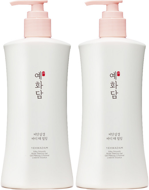 예화담 비단살결 바디 때 필링, 500ml, 2개