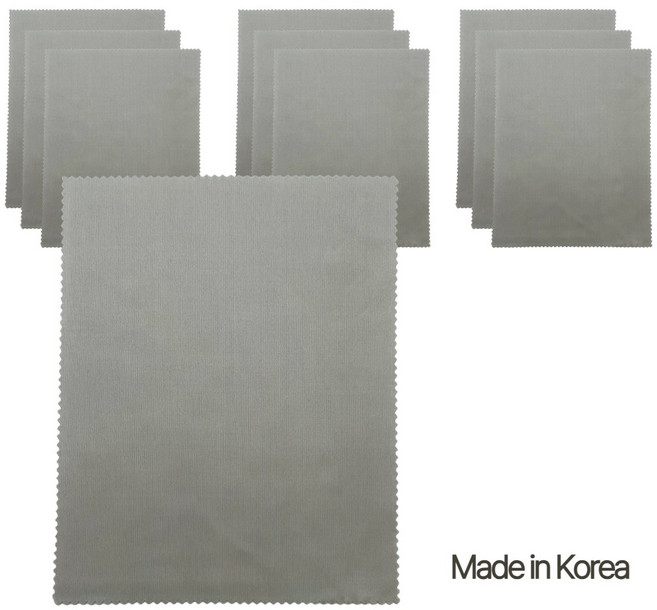 JWK 국산 초극세사 안경닦이 15x18cm 10장