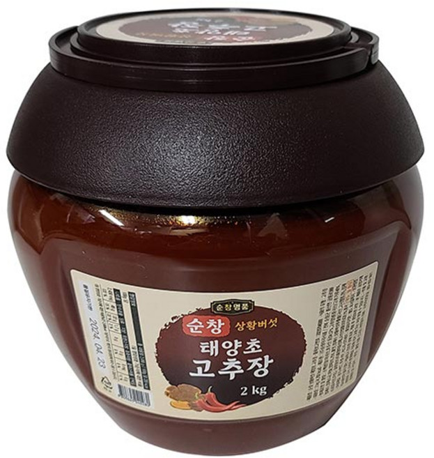 순창우리식품 순창 상황버섯 태양초 고추장, 2kg, 1개