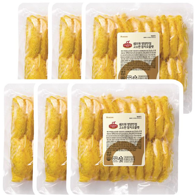 쉐프원 영양만점 참치 오믈렛 1kg, 6개