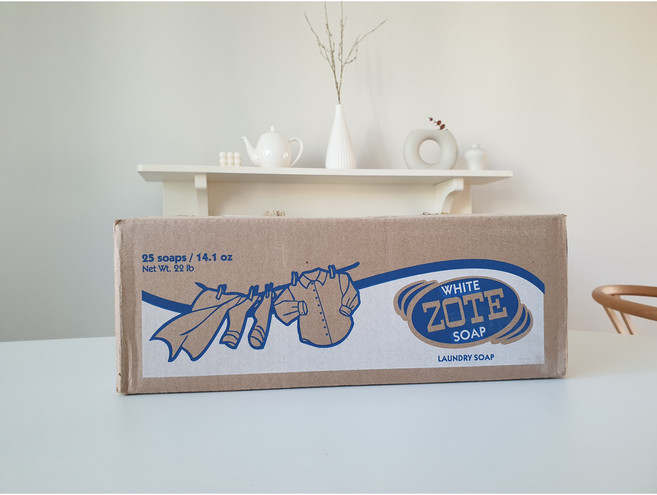 멕시코 조트비누 화이트 400g, 25개