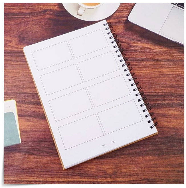 콘티 노트 A4 50매 스토리보드 웹툰 만화 영상