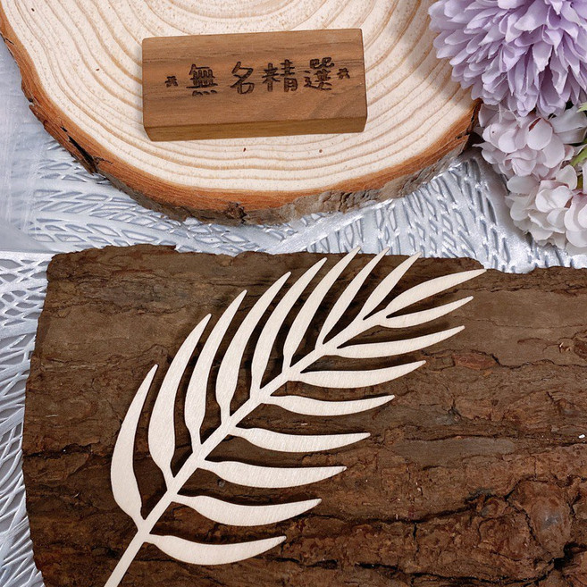 無名精選 觀葉木質擴香棒, 葵葉23.2cm 可修剪, 1個