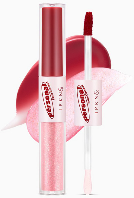 입큰 퍼스널 톤 틴티드 글로스 듀오 허그 핑크, 1개, 3.3g, 애플퓨레