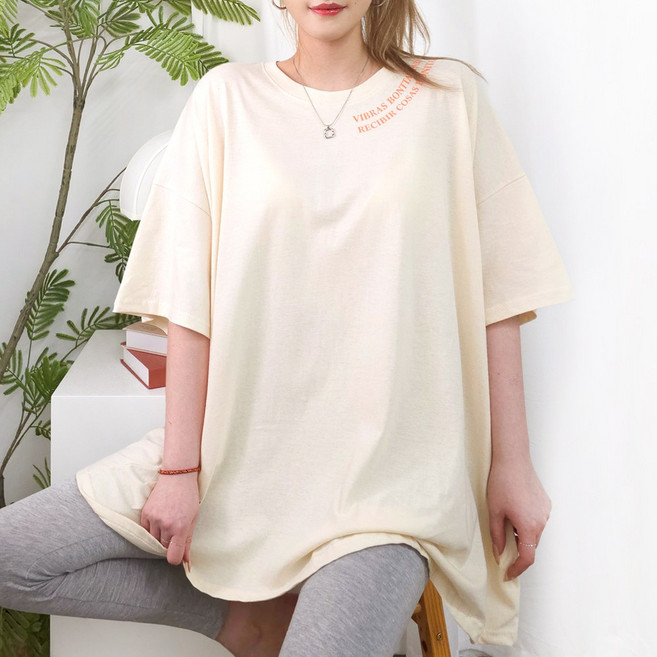 [제니블리] 보니타스 빅사이즈 반팔티 4XL 2COLOR // 국내생산 55~88까지 루즈핏 오버사이즈 박스티 티셔츠 남녀공용 홈웨어