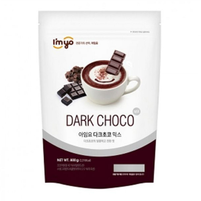 아임요 다크초코 믹스 800g 초코가루 코코아 라뗴_W1CF6A8, 본상품, 1