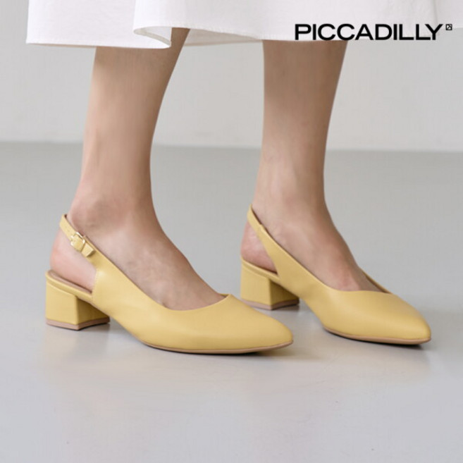 [피카딜리] [PICCADILLY] 739021-1A 펌프스_옐로우(4.5cm)