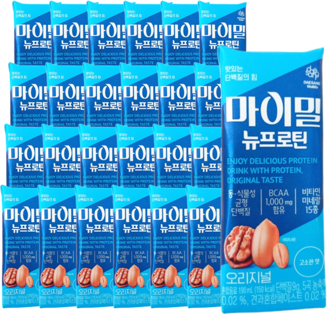 마이밀 뉴프로틴 오리지널 고소한맛, 190ml, 1개