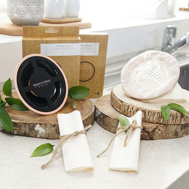 자연으로 싱크대거름망 생분해 옥수수전분 자연분해 음식물거름망, 거치대 90매 세트 (거치대+거름망 90매), 1개