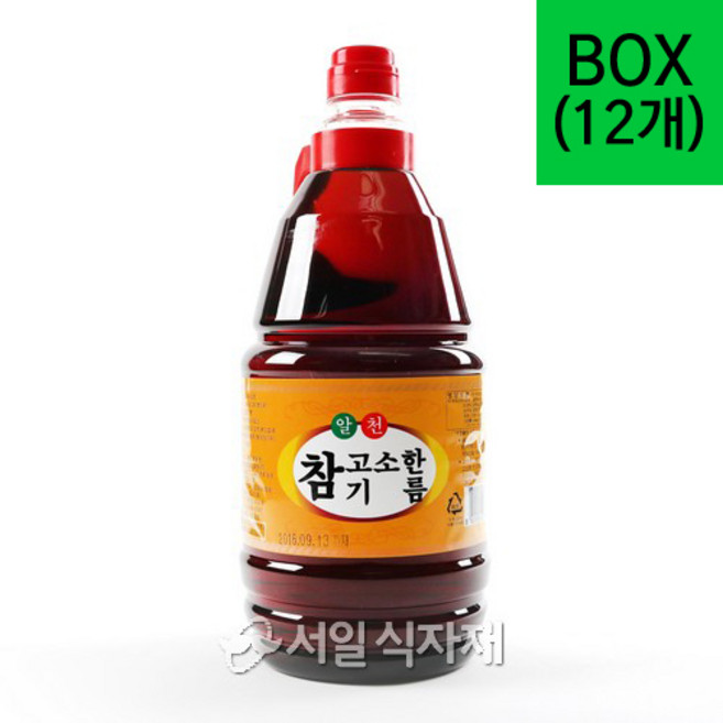 [알천] 참고소한기름 BOX 1.8L X 12개