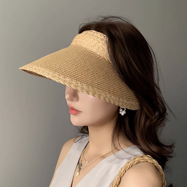 앤루프 12cm 와이드 썬캡 자외선차단 여성 여름모자