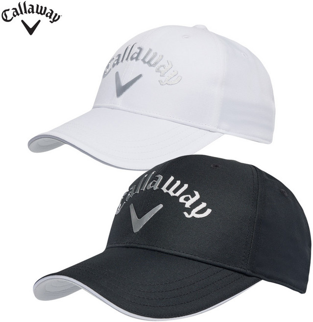 캘러웨이 24 투어메탈 남성 골프모자, 화이트, 색상:화이트