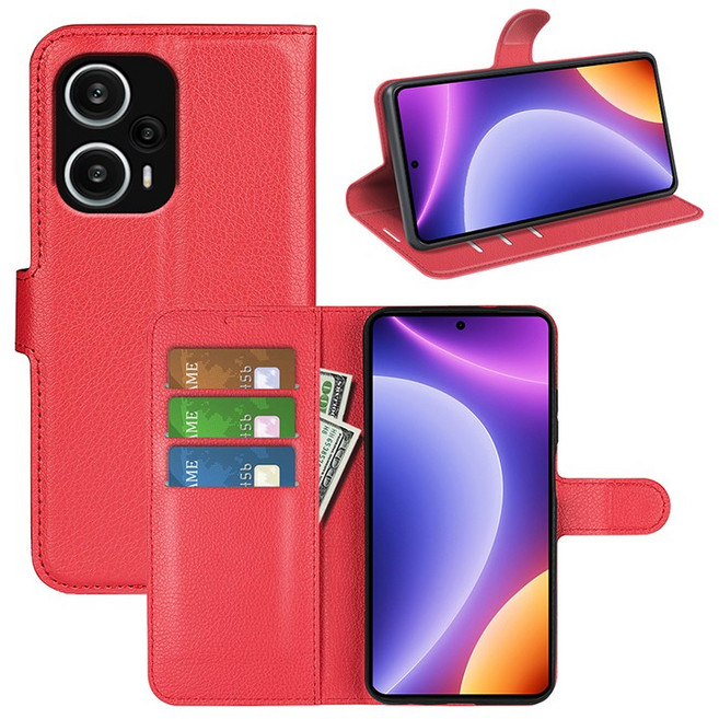 샤오미 포코 F5 전용 지갑 카드 지폐 수납 다이어리 케이스