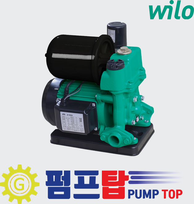 PW-200SMA 윌로펌프 자동 소형압력탱크 가정용 자흡식 가압펌프, 1개