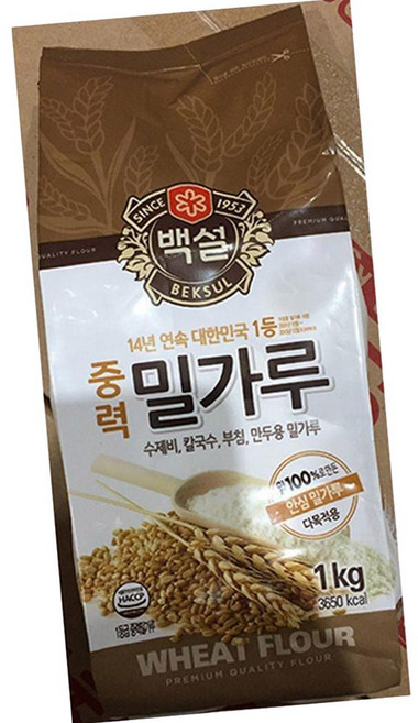 백설 중력 밀가루 1kg 10개 밀가루