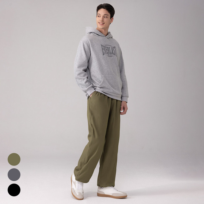 에버라스트 남자 기모바지 패딩핏 나일론팬츠