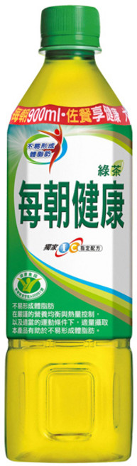 每朝健康 綠茶, 900ml, 12瓶