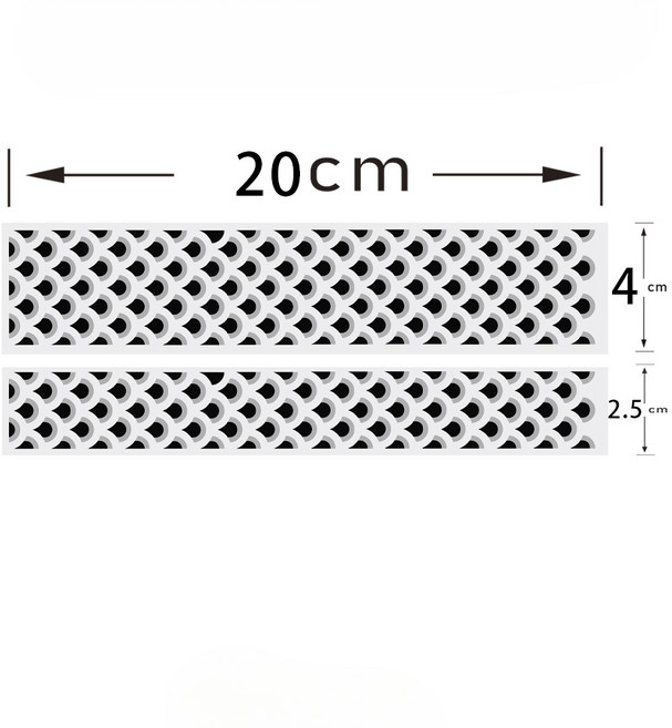 드래곤 스케일 자전거 프레임 스티커 방수 MTB 탑 튜브 내구성 비닐 데칼 오토바이 장식 액세서리 2 개, 04 CH-LL-Black-2PCS-G
