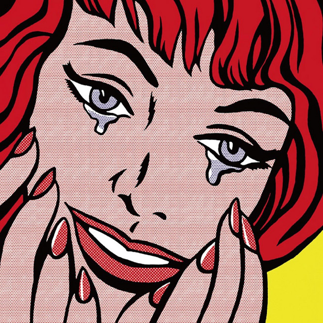 DIY 보석십자수 캔버스형 25*25 다이아몬드 페인팅 <토이앤퍼즐>, 1개, 행복한눈물