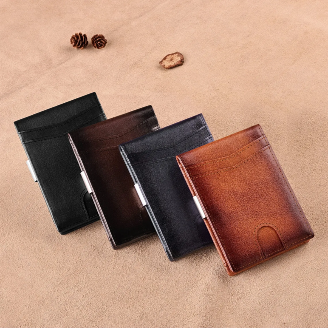 남성 프리미엄 심플 카드반지갑 N2039M