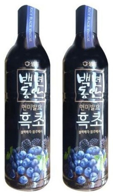 백년동안 현미발효 흑초 블랙블루베리 900ml x 2개 1(개) 260320