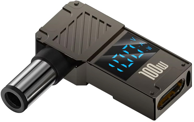 100W USB-C TO DC 변환 잭 팁 젠더 디스플레이 노트북 고속충전 CTD, 1개, 8. HP 7.4센터핀