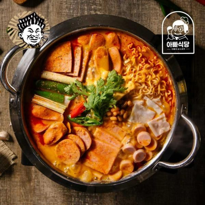 놀부 [아빠식당] 놀부부대찌개 600g 3팩 + 김치찌개 230g (+라면사리 3개 증정), 단일속성, 1