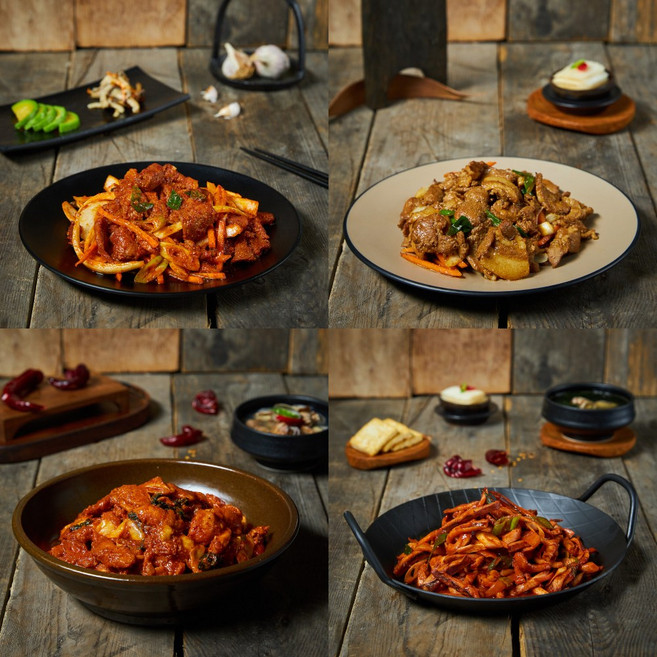 제육볶음 간장불고기 철판닭갈비 고추장불고기, 바싹불고기 (250g), 1개, 250g