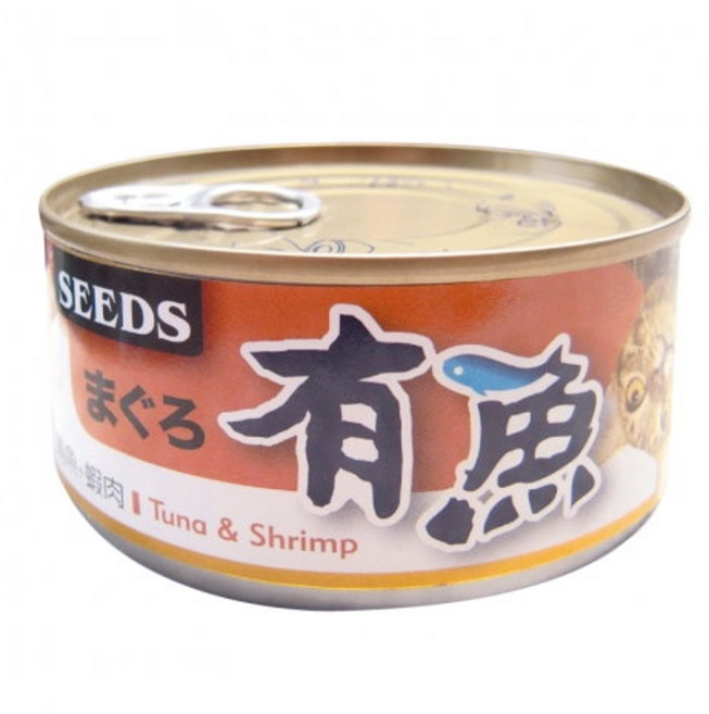 惜時 有魚貓餐罐 170g, 1個, 鮪魚+蝦肉