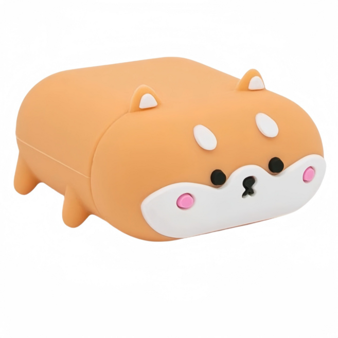 키키야 데일리 무드 컬렉션 에어팟케이스, 1개, 시바견 에어팟케이스, 에어팟1/2세대