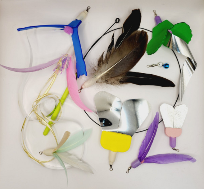 지구별고양이 회전 고양이장난감(F세트), 1개