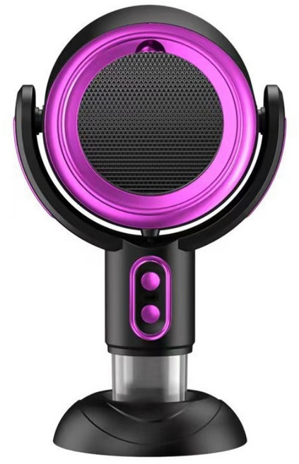 RUN기술 휴대용 가정용 레인지후드 각도 조절 가능 테이블 연기 흡입기 충전식 모델, 고객직접설치, 퍼플