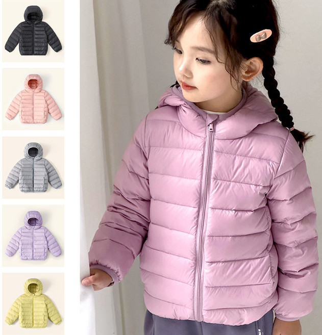 아동 오리털후드 여아 경량패딩 남아 키즈점퍼 재킷