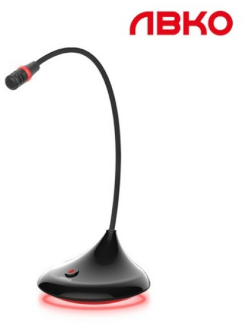 (ABKO) (스탠드마이크) MP400 구즈넥 (블랙), 블랙